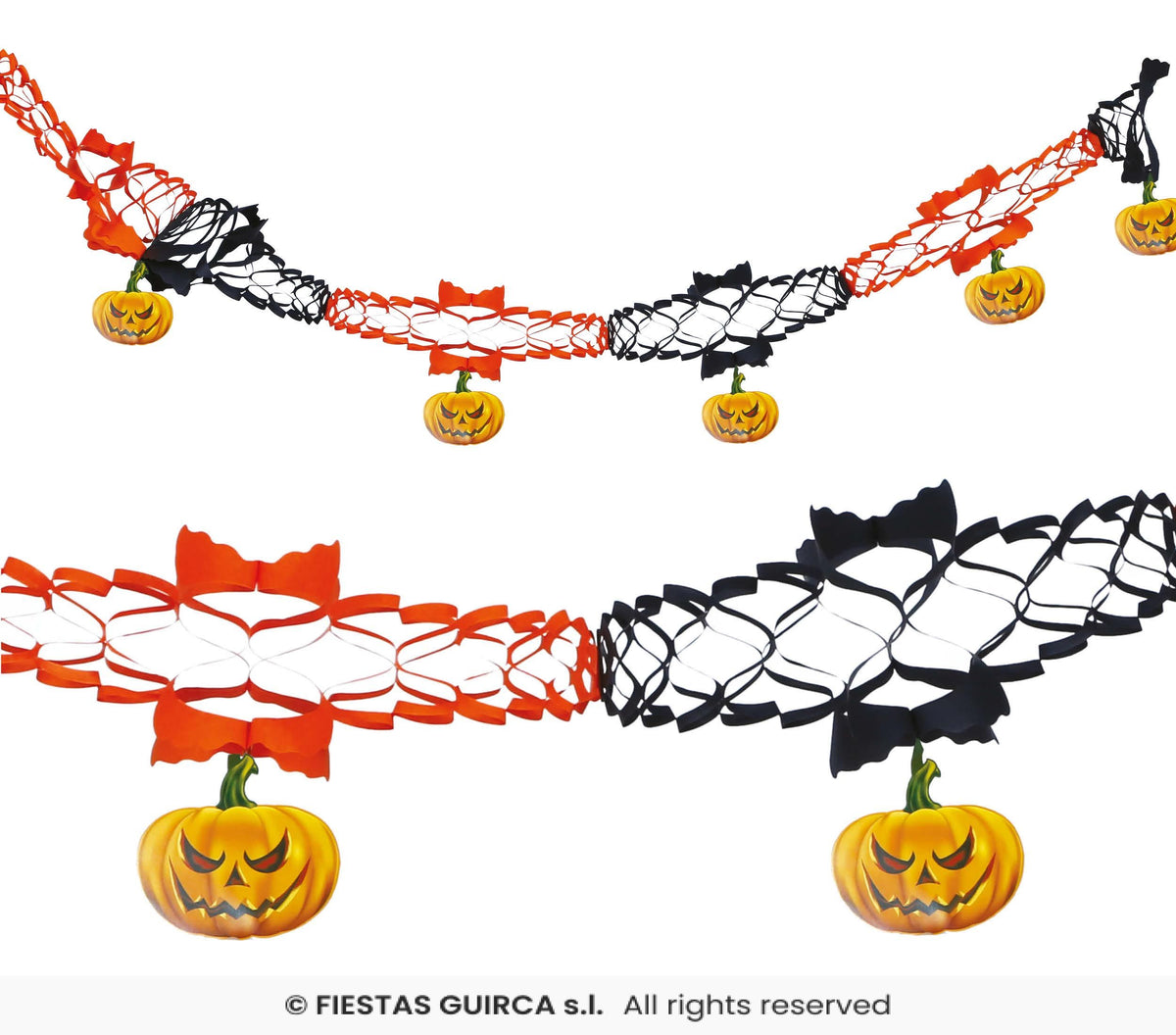 Halloween Pumpkin Garland 14.5x200cm