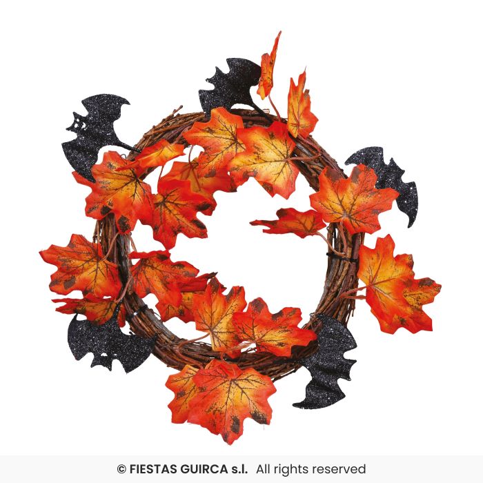 Halloween Leaves Crown, 30cm