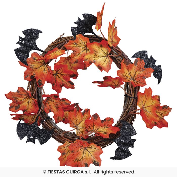 Halloween Leaves Crown, 30cm