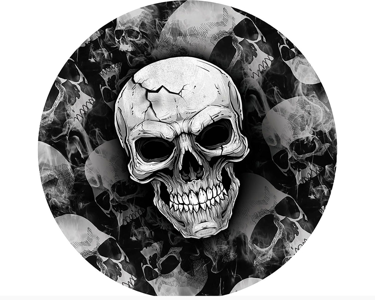 Skull Design Plastic Snacks Bowl - 32cm