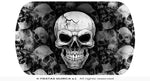 Skull Design Plastic Tray - 39x24cm