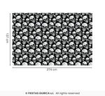 Skulls Plastic Table cover - 137x274 cm