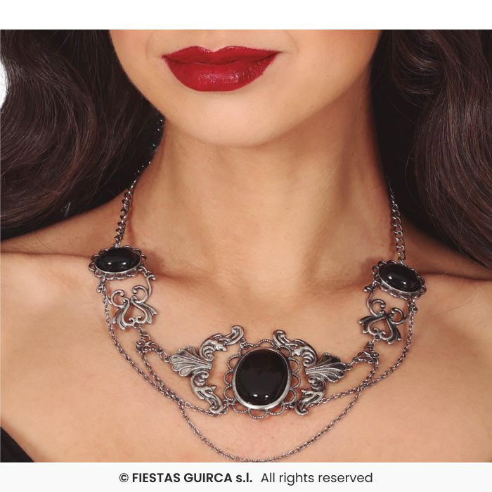 Black Stone Necklace