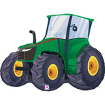 Green Tractor Foil Shaped Balloon 30"