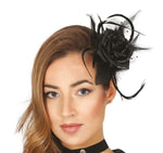 Black Flower Hairclip