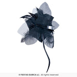 Black Flower Hairclip