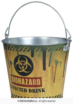 Biohazard Metal Drinks Bucket with Handle