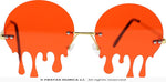 Blood Red Drip Shaped Specs