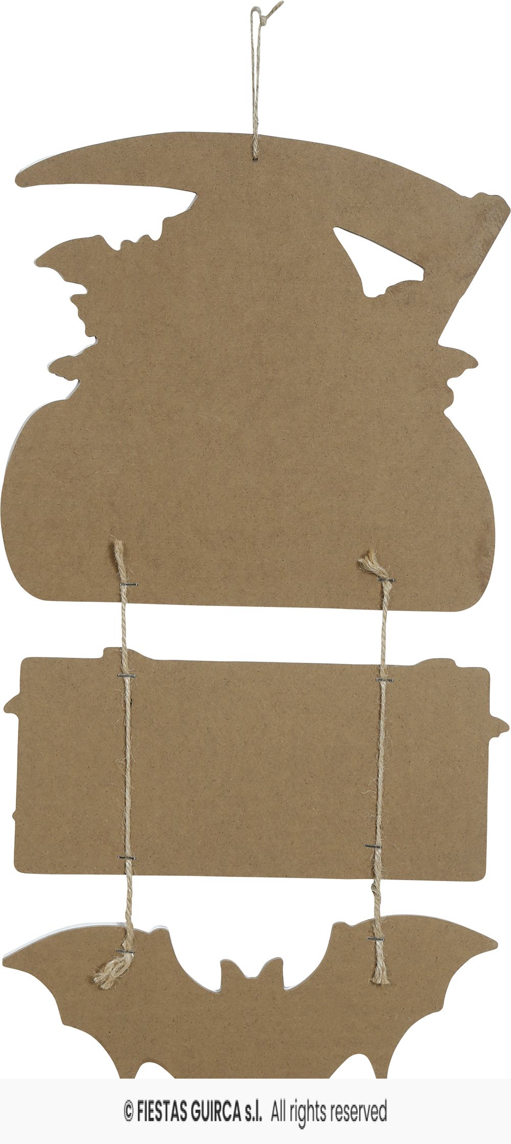 Grim Reaper Wooden Happy Halloween Sign 55cm - 3 Piece