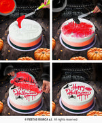 Cake Decoration Stencil "HAPPY HALLOWEEN" 25cm