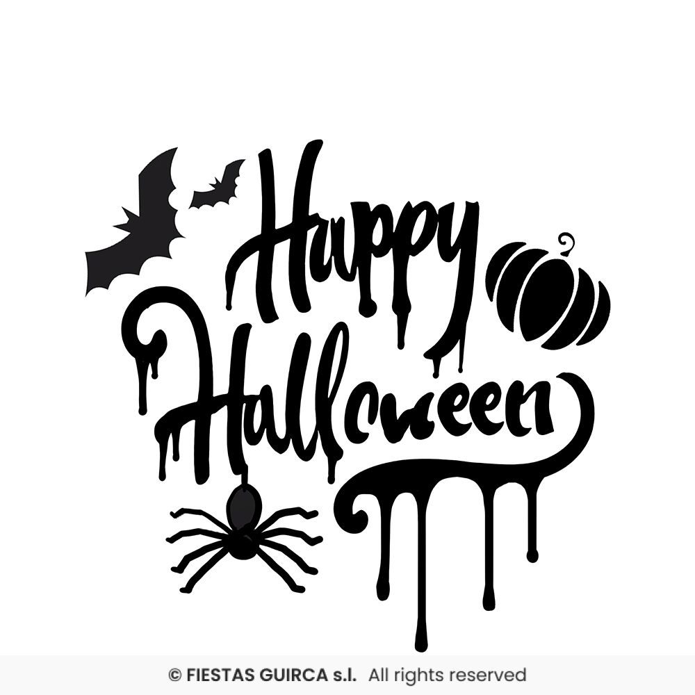 Cake Decoration Stencil "HAPPY HALLOWEEN" 25cm