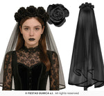 Black Veil Headband