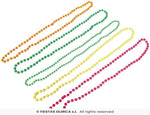 Neon 80s Necklaces / Beads 4pk
