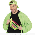 Colourful Neon 80s 90s Party Forever Bum Bag -35x12 cm
