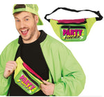 Colourful Neon 80s 90s Party Forever Bum Bag -35x12 cm