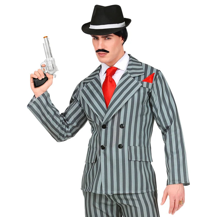 Toy Gun 20CM Pistol Silver/Black