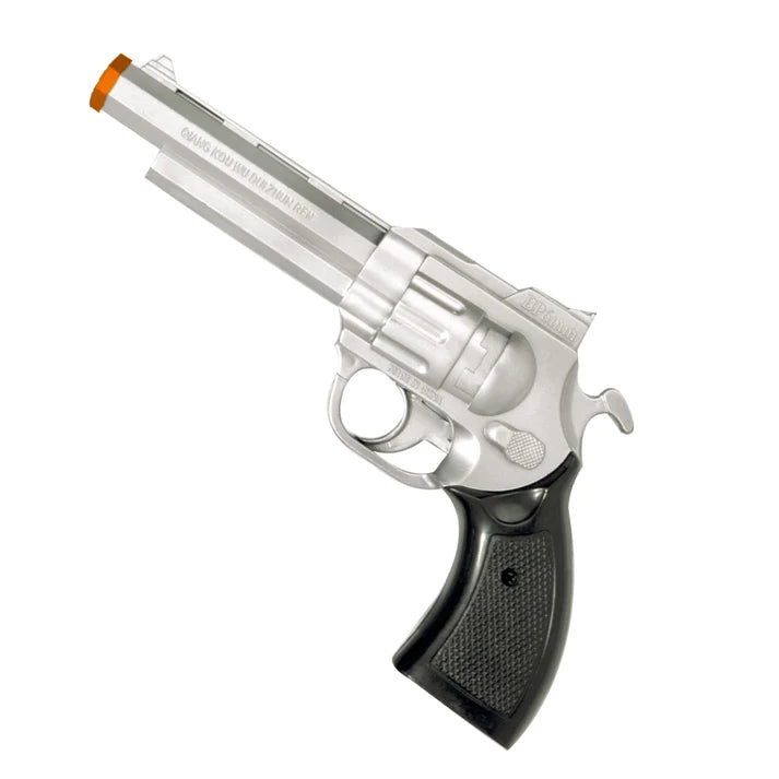 Toy Gun 20CM Pistol Silver/Black