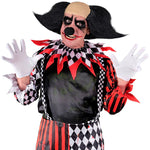 Halloween Sinister Clown Headpiece With Hair