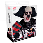 Halloween Sinister Clown Headpiece With Hair