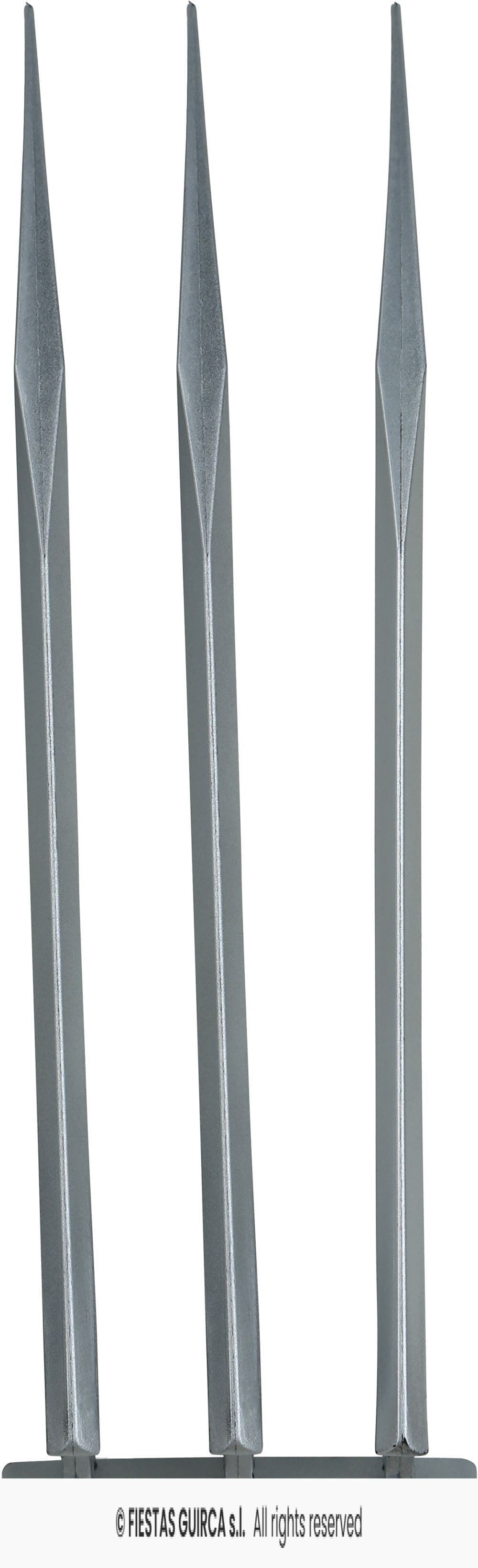 1 xSilver Plastic Superhero Claw, 25cm