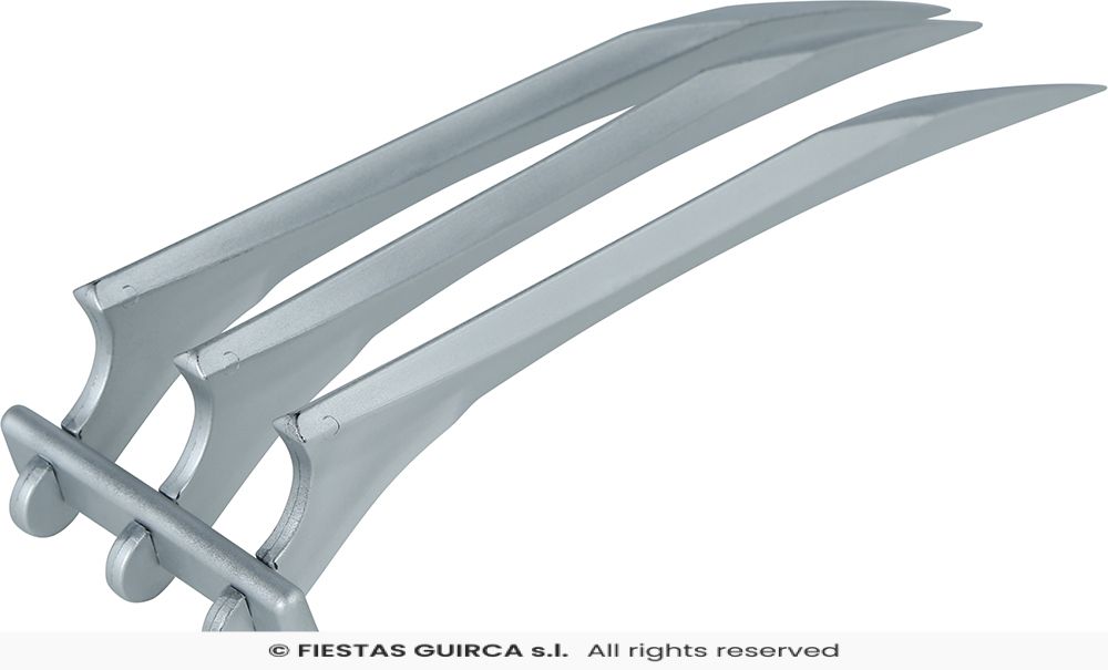1 xSilver Plastic Superhero Claw, 25cm