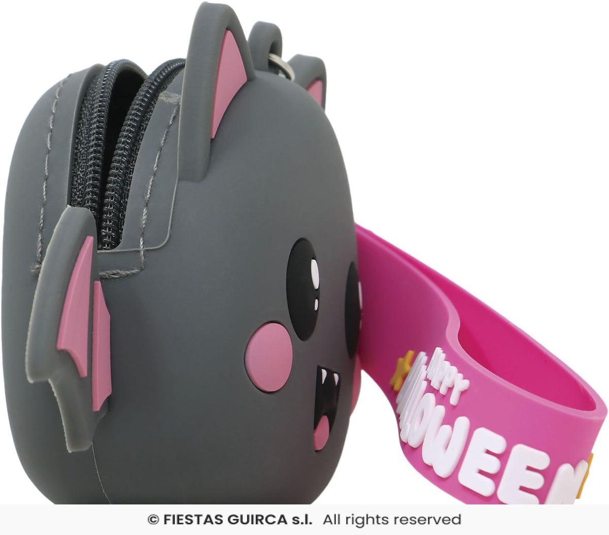 Cute Squishy Bat Purse with Keychain