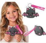 Cute Squishy Bat Purse with Keychain