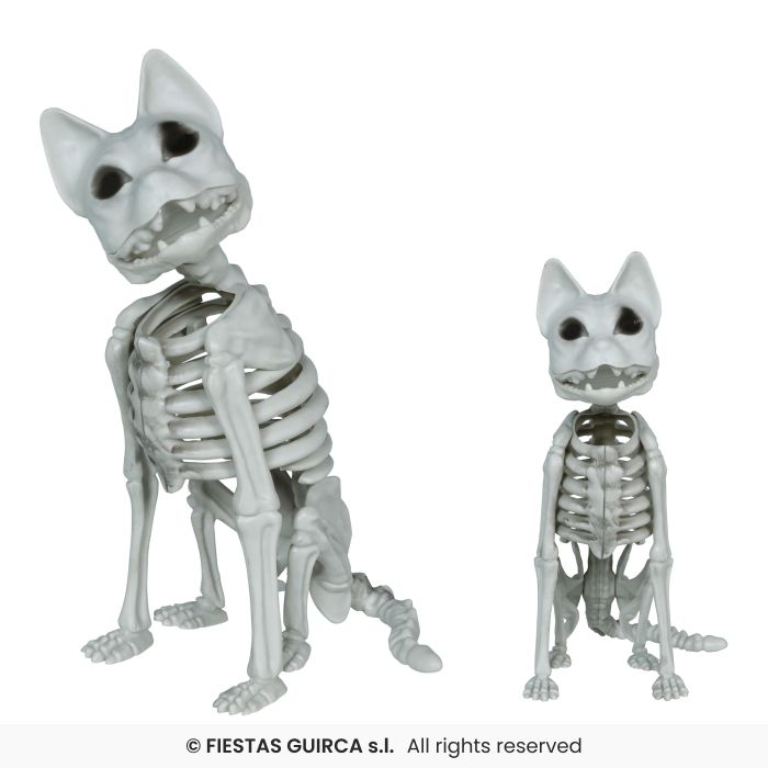 Skeleton Cat, PVC - 37cm