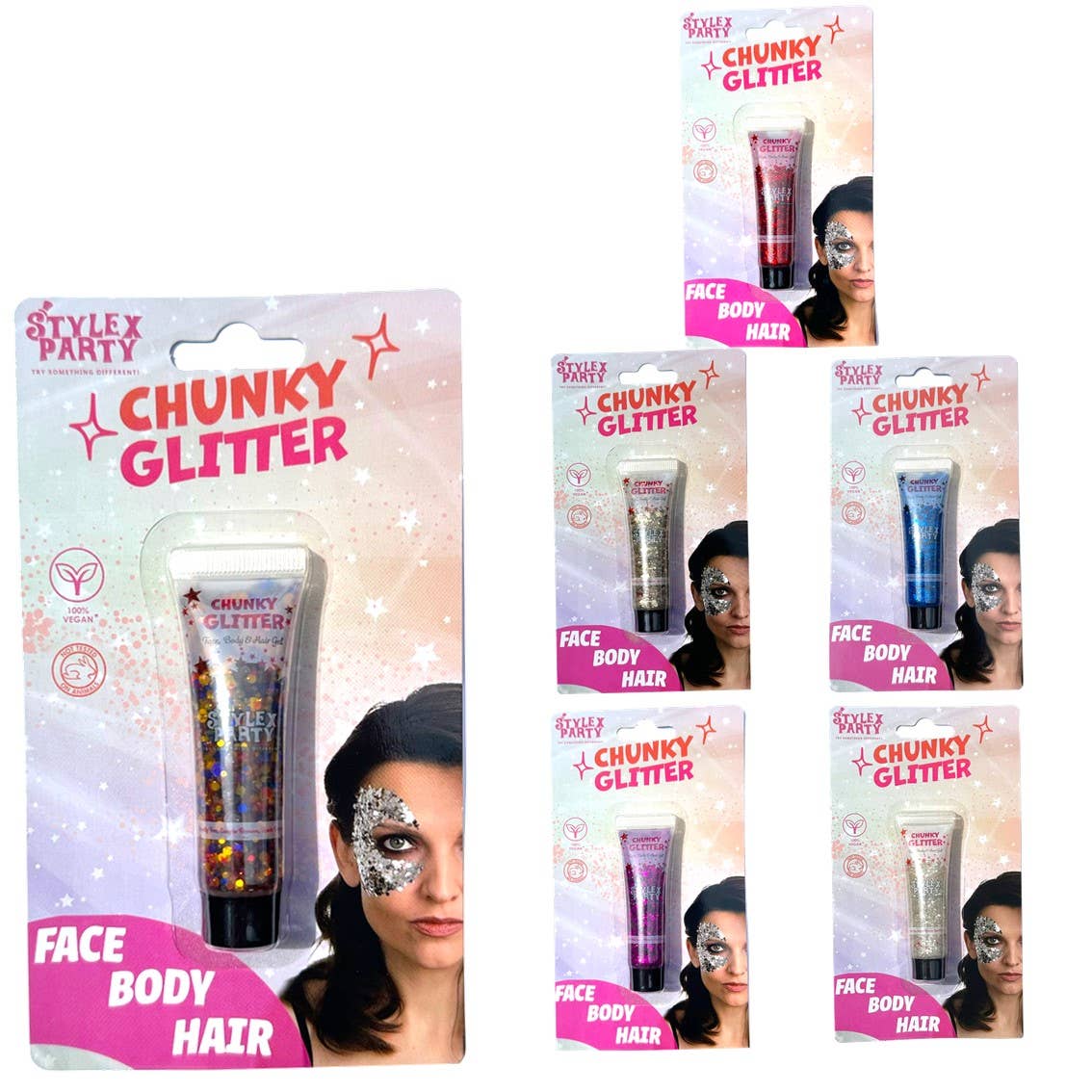 Chunky Glitter Gel Halloween Fancy Dress Outfit Special FX