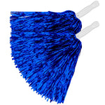 Metallic Blue Pom Poms