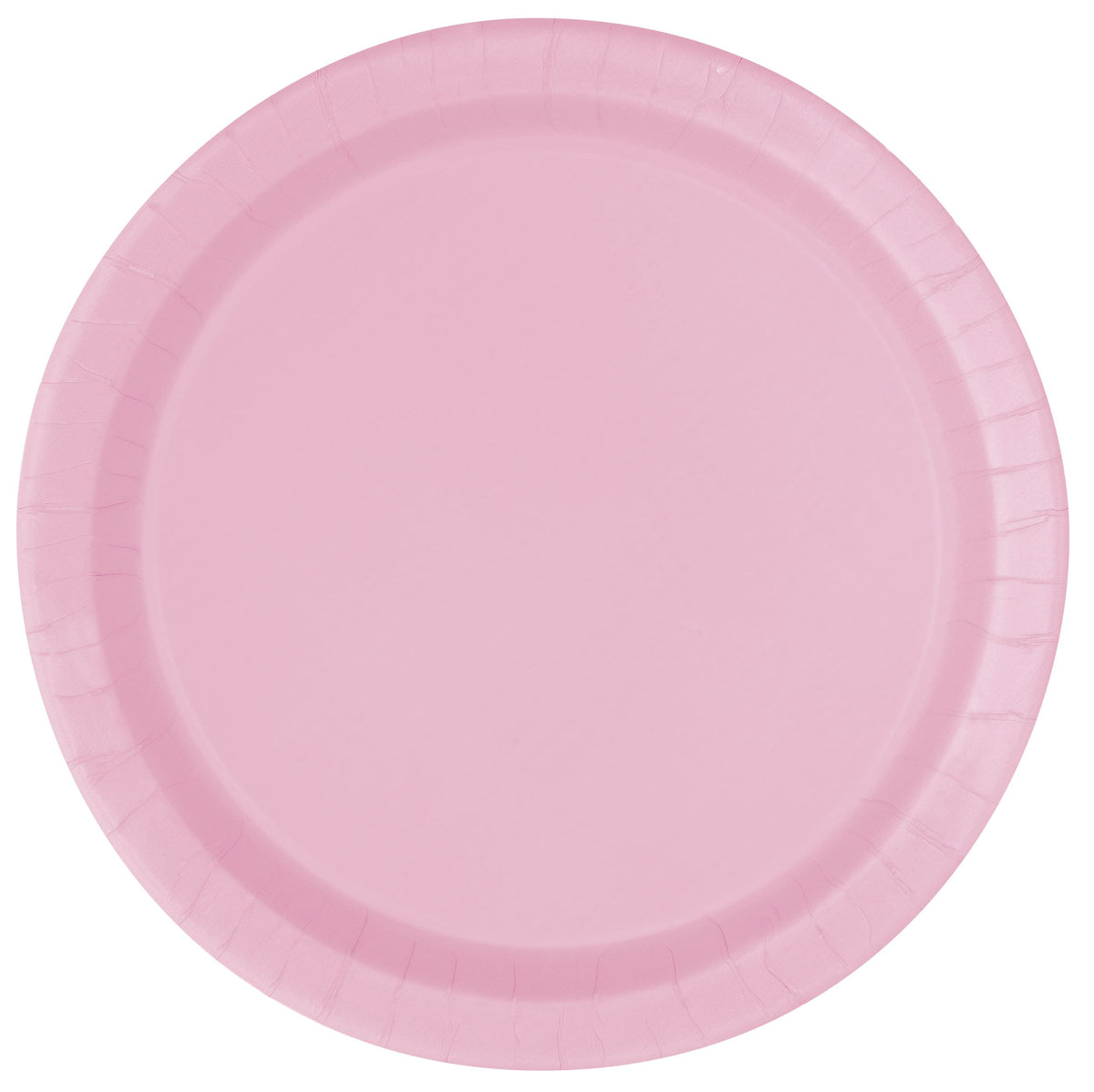 Lovely Pink Solid Round 9" Dinner Plates16ct