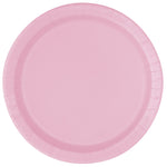 Lovely Pink Solid Round 9" Dinner Plates16ct