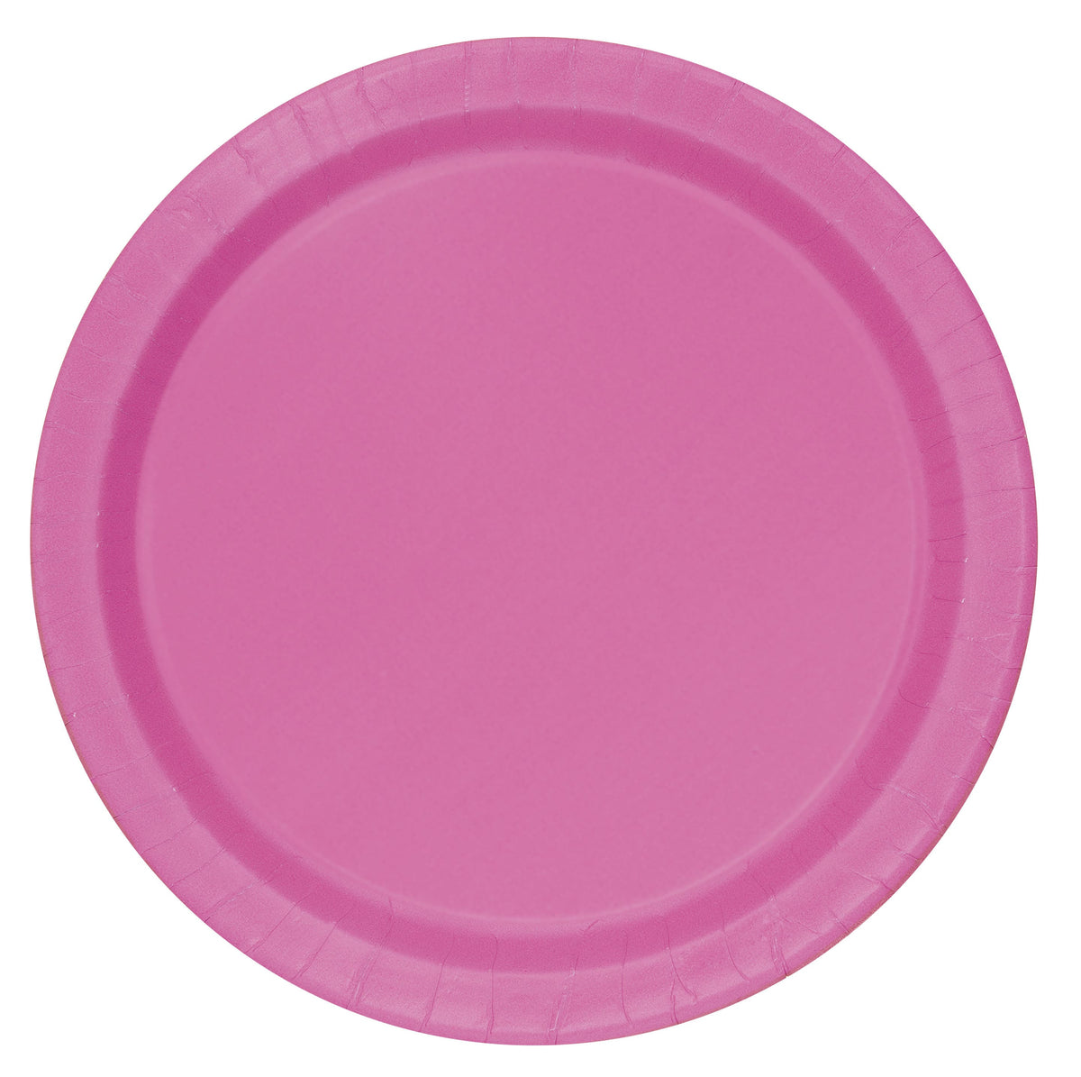 Hot Pink Solid Round 9" Dinner Plates16ct