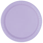 Lavender Purple Solid Round 9" Dinner Plates16ct