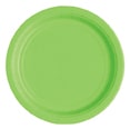 Lime Green Solid Round 9" Dinner Plates16ct