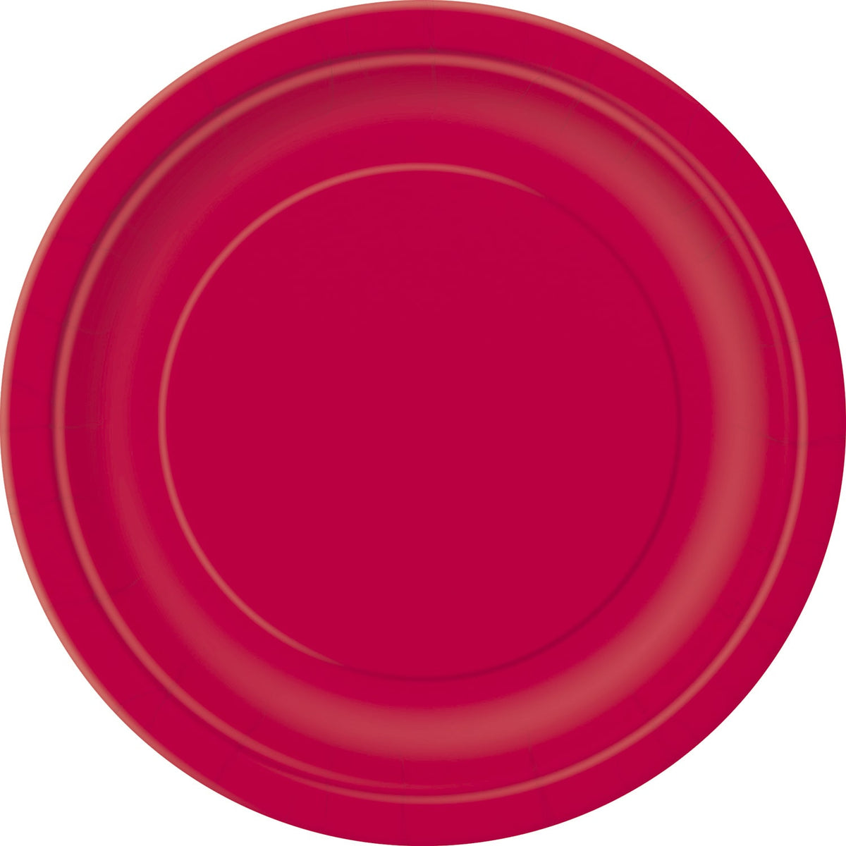 Ruby Red Solid Round 9" Dinner Plates16ct