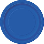 RoyalBlue Solid Round 9" Dinner Plates16ct