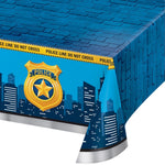 Police Party Plastic Table Cover - Each