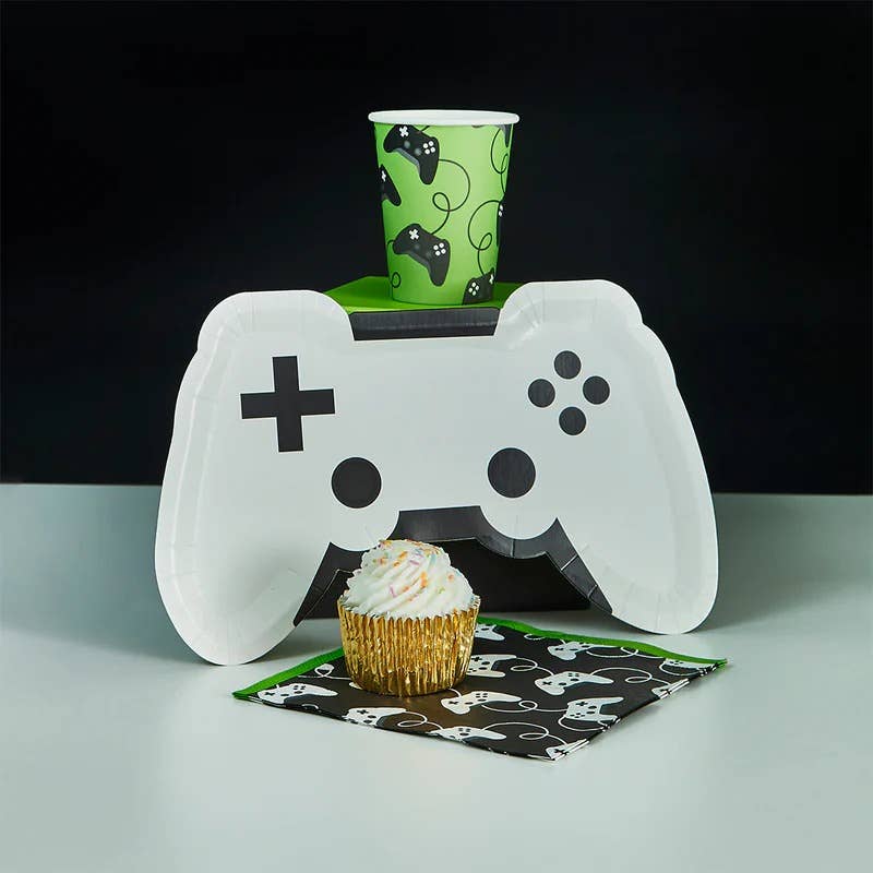 Game Controller Paper Plate 8 Pack