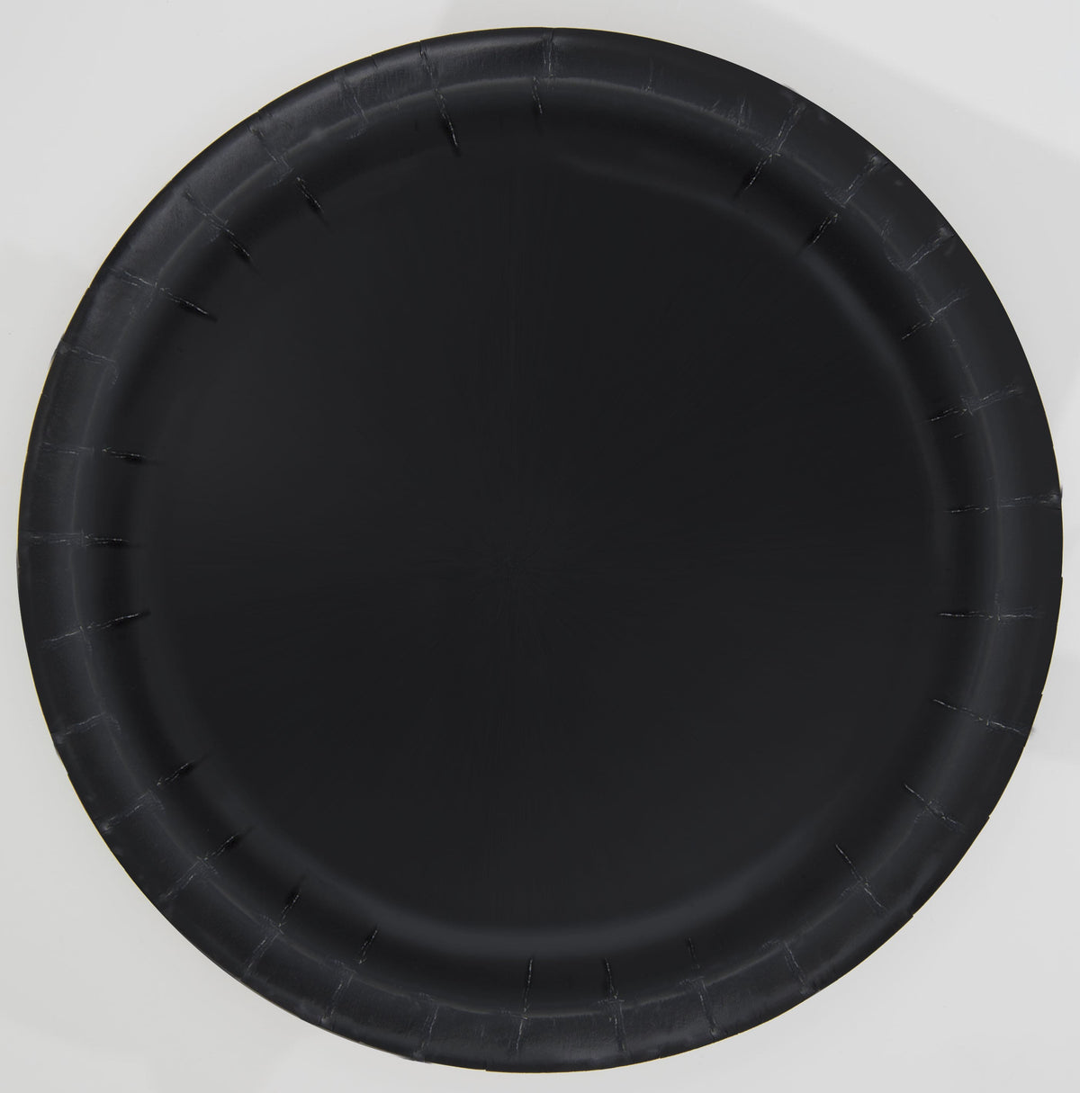 Black Solid Round 9" Dinner Plates16ct