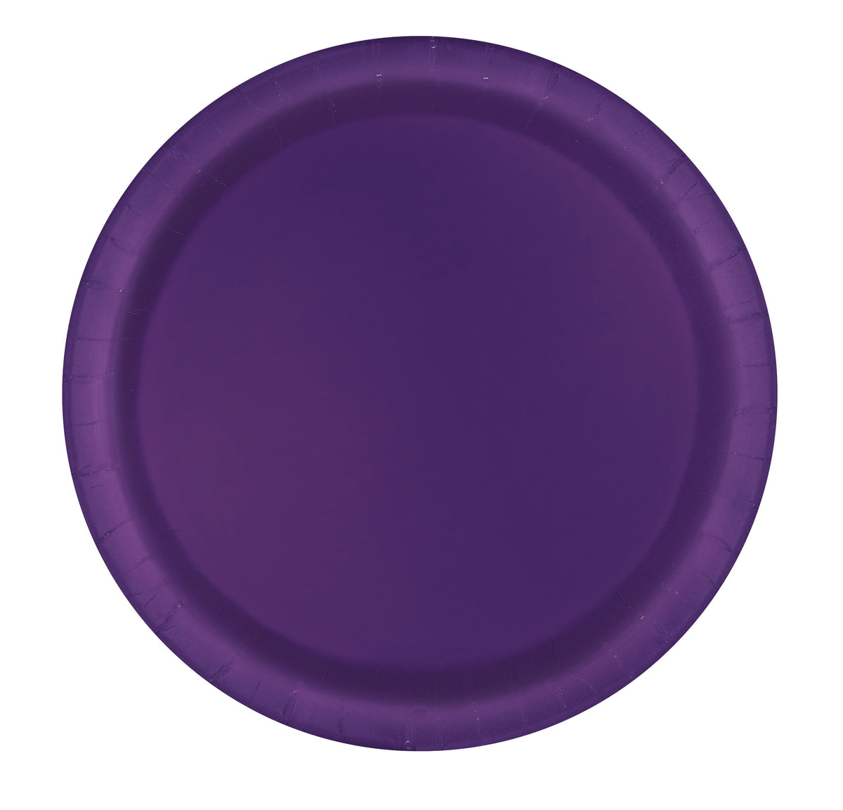 Deep Purple Solid Round 9" Dinner Plates16ct