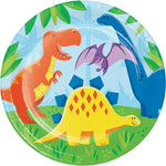 Dinosaur Friends Party Paper Plates - 8pk