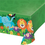 Jungle Safari Plastic Table Cover - Each