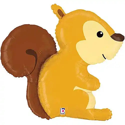 Large Woodland Squirrel Supershape Foil Balloon