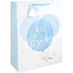 HELLO BABY BOY XLG GIFT BAG