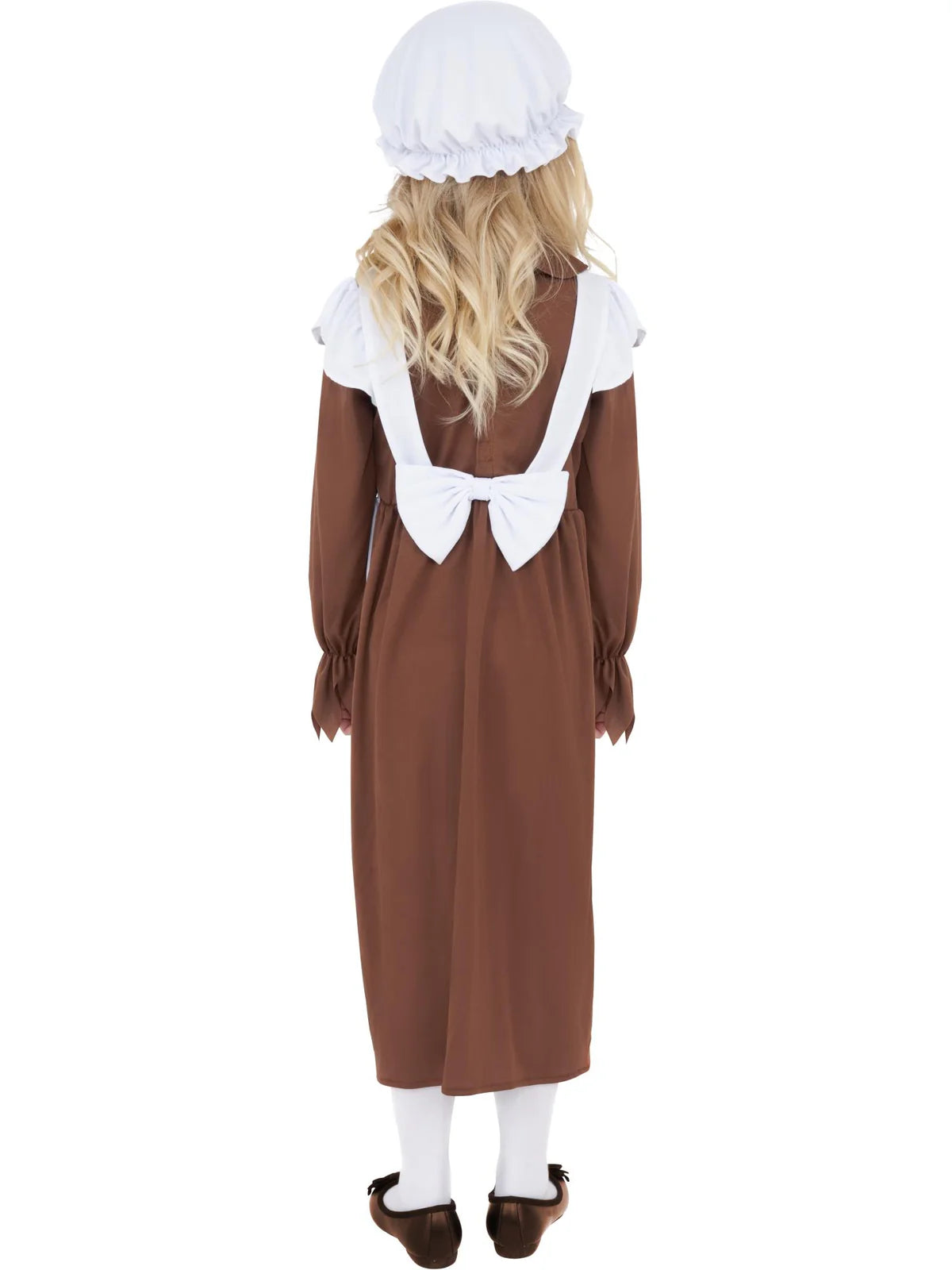 Victorian Poor Girl Costume - Brown