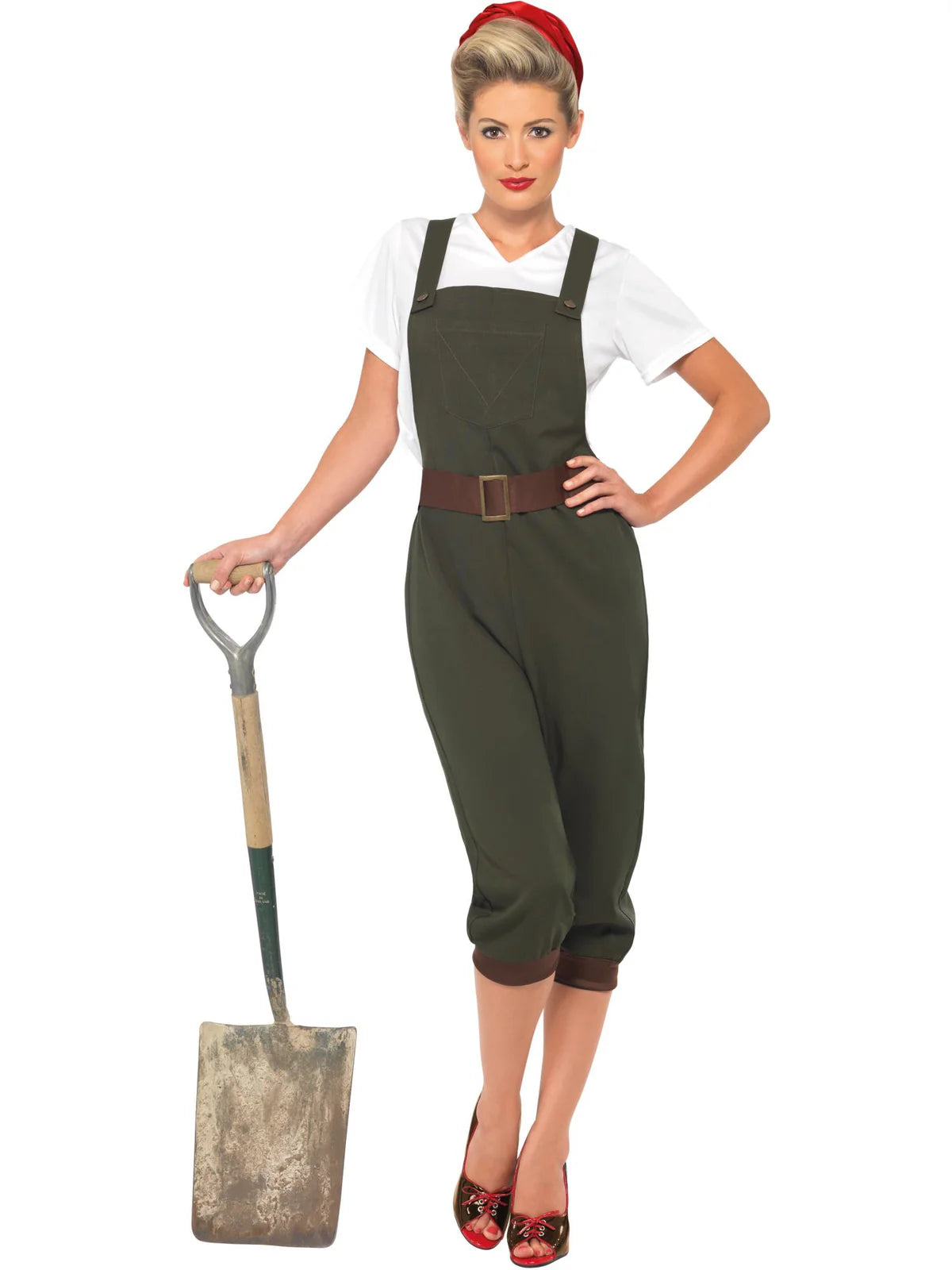WW2 Land Girl Costume, Green