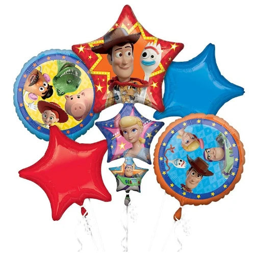 Toy Story Supershape Foil Balloon Bouquet - 5pcs