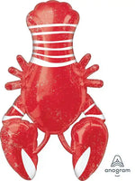 Large Red Lobster Supershape Foil Balloon