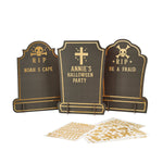 Gravestone Custom Signs - 3pk